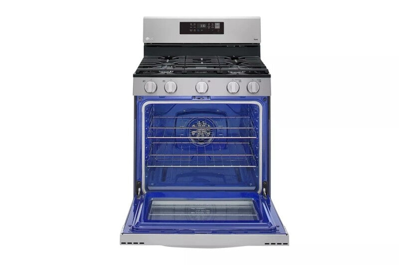 LG  5.8 Cu. Ft. Smart Wi-fi Enabled Fan Convection Gas Range With Air Fry & Easyclean® - Stainless Steel (LRGL5823S)