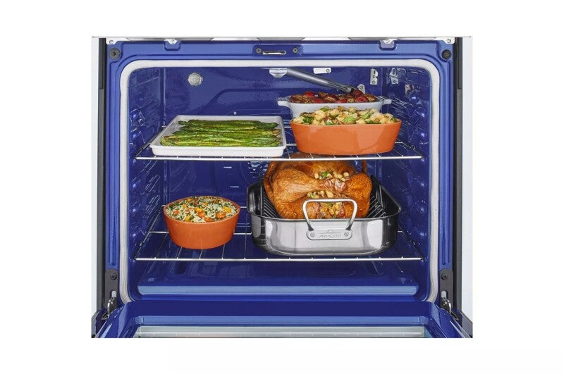 LG  5.8 cu ft. Smart Wi-Fi Enabled Fan Convection Gas Range with Air Fry & EasyClean® - Stainless Steel (LRGL5823S)