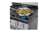 LG  5.8 Cu. Ft. Smart Wi-fi Enabled Fan Convection Gas Range With Air Fry & Easyclean® - Stainless Steel (LRGL5823S)