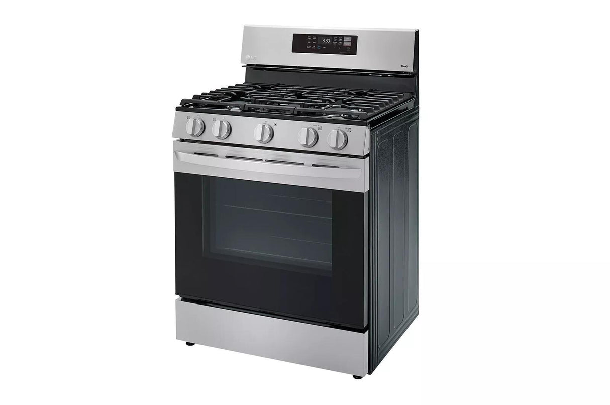 LG 5.8 cu ft. Smart Wi-Fi Enabled Fan Convection Gas Range with Air Fry & EasyClean® - Stainless Steel (LRGL5823S)