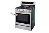 LG 5.8 cu ft. Smart Wi-Fi Enabled True Convection InstaView® Gas Range with Air Fry - Stainless Steel (LRGL5825F)