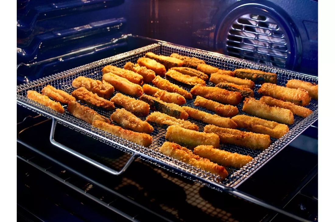 LG  5.8 cu ft. Smart Wi-Fi Enabled True Convection InstaView® Gas Range with Air Fry - Stainless Steel (LRGL5825F)