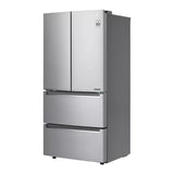LG 19 cu. ft. Counter-Depth French Door Refrigerator with Door Cooling+ - Stainless Steel (LRMNC1803S)
