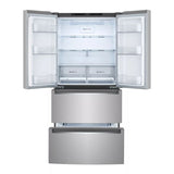 LG 19 cu. ft. Counter-Depth French Door Refrigerator with Door Cooling+ - Stainless Steel (LRMNC1803S)