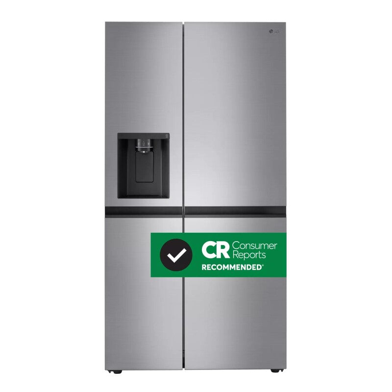LG 27 cu. ft. Side-by-Side Refrigerator with Smooth Touch Ice Dispenser -  (LRSXS2706V)