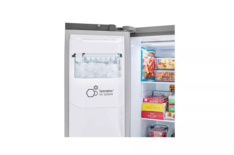 LG 27 cu. ft. Side-by-Side Refrigerator with Smooth Touch Ice Dispenser -  (LRSXS2706V)