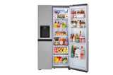 LG 27 cu. ft. Side-by-Side Refrigerator with Smooth Touch Ice Dispenser - Stainless Steel Look (LRSXS2706V)
