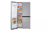 LG 27 cu. ft. Side-by-Side Refrigerator with Smooth Touch Ice Dispenser - Stainless Steel Look (LRSXS2706V)