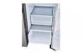LG 27 cu. ft. Side-by-Side Refrigerator with Smooth Touch Ice Dispenser - Stainless Steel Look (LRSXS2706V)