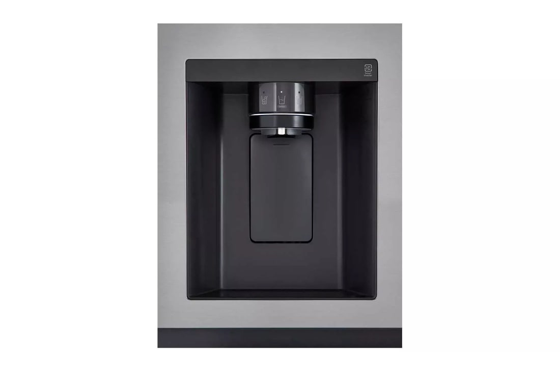 LG 27 cu. ft. Side-by-Side Refrigerator with Smooth Touch Ice Dispenser - Stainless Steel Look (LRSXS2706V)