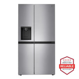 LG 27 cu. ft. Side-by-Side Refrigerator with Smooth Touch Ice Dispenser - Stainless Steel Look (LRSXS2706V)