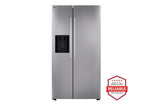 LG  27 Cu. Ft. Standard-depth, Side-by-side Refrigerator, With Ice And Water And Bar Handle Design - PrintProof Stainless Steel (LS27T3230S)