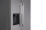 LG  27 Cu. Ft. Standard-depth, Side-by-side Refrigerator, With Ice And Water And Bar Handle Design - PrintProof Stainless Steel (LS27T3230S)