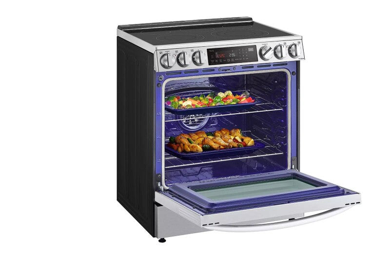 LG 6.3 cu ft. Smart wi-fi Enabled ProBake Convection® InstaView® Electric Slide-In Range with Air Fry -  (LSEL6335F)