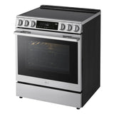 LG  6.3 Cu. Ft. Smart Electric Slide-in Range With Instaview®, Probake Convection®, And Air Fry - Print Proof Stainless Steel (LSEL6337XE)