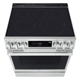 LG  6.3 Cu. Ft. Smart Electric Slide-in Range With Instaview®, Probake Convection®, And Air Fry - Print Proof Stainless Steel (LSEL6337XE)