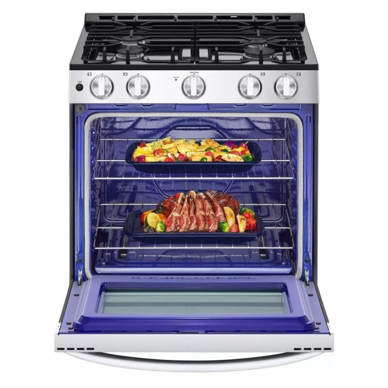 LG 5.8 cu. ft. Gas Slide-in Range with EasyClean® - Stainless Steel (LSGL5830S)