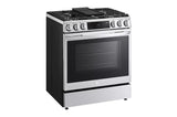 LG 6.3 cu ft. Smart wi-fi Enabled ProBake Convection® InstaView®?Gas Slide-In Range with Air Fry - Print Proof Stainless Steel (LSGL6335F)