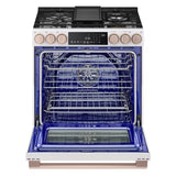 LG Studio LG STUDIO 6.3 cu. ft. InstaView® Gas Slide-in Range with ProBake Convection® and Air Fry - Essence White (LSGS6338N)