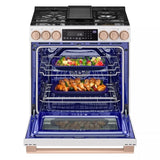 LG Studio LG STUDIO 6.3 cu. ft. InstaView® Gas Slide-in Range with ProBake Convection® and Air Fry - Essence White (LSGS6338N)