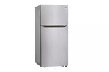 LG 20 cu. ft. Top Freezer Refrigerator - Stainless Steel (LTCS20020S)