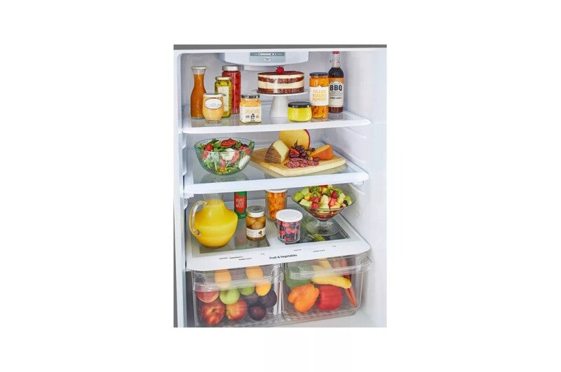 LG 30-Inch 20 Cu. Ft. Top Freezer Refrigerator - Stainless Steel (LTCS20030S)