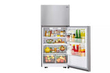 LG 20 cu. ft. Top Freezer Refrigerator - Stainless Steel (LTCS20030S)