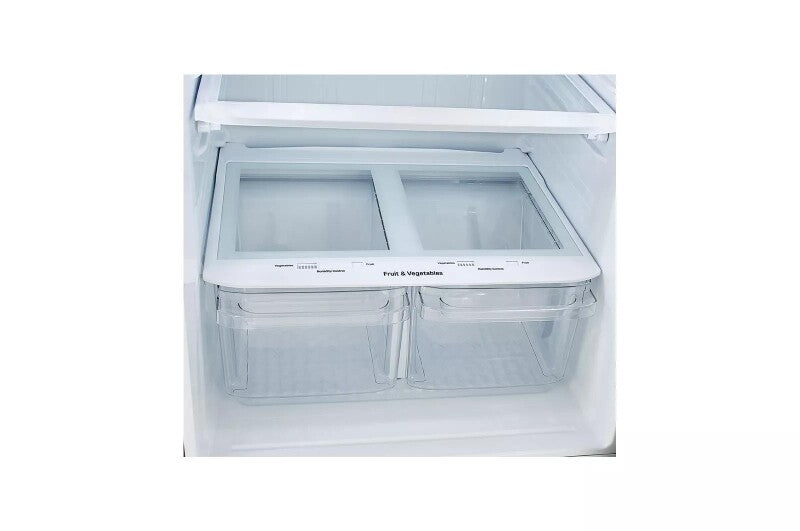 LG 20 cu. ft. Top Freezer Refrigerator - Stainless Steel (LTCS20030S)