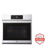 LG  6.9 Cu. Ft. Smart Gas Double Oven Slide-in Range With Instaview®, Probake® Convection, Air Fry, And Air Sous Vide - Print Proof Stainless Steel (LTGL6937F)