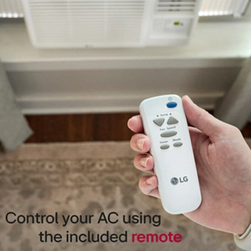 LG 18,000 BTU Smart Wi-Fi Enabled Window Air Conditioner, Cooling & Heating - White (LW1823HRSM)