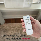 LG 18,000 BTU Smart Wi-Fi Enabled Window Air Conditioner, Cooling & Heating - White (LW1823HRSM)