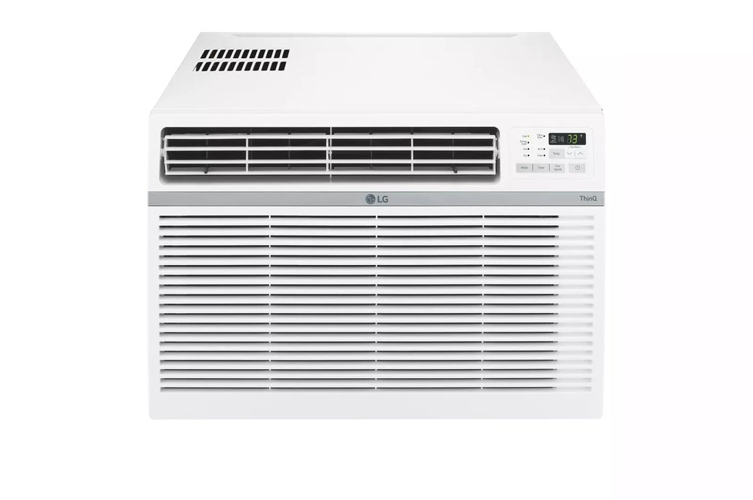 LG  24,500 Btu Smart Wi-fi Enabled Window Air Conditioner | Cools Up To 1,550 Sq. Ft. - White (LW2521ERSM)