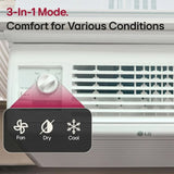 LG  5,000 Btu Window Air Conditioner | Cools Up To 150 Sq. Ft. - White (LW5023)
