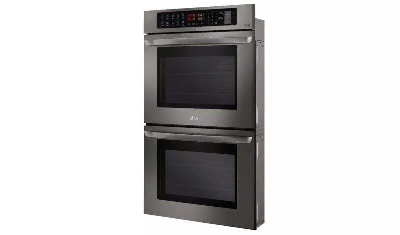 LG 9.4 cu. ft Total Capacity Double Wall Oven - Black Stainless Steel (LWD3063BD)
