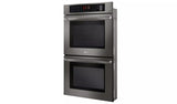 LG 9.4 cu. ft Total Capacity Double Wall Oven - Black Stainless Steel (LWD3063BD)