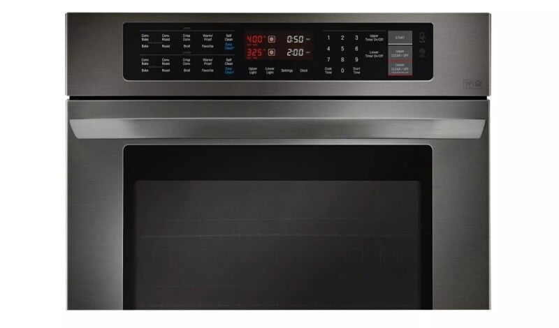 LG 9.4 cu. ft Total Capacity Double Wall Oven - Black Stainless Steel (LWD3063BD)