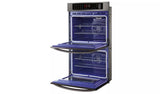 LG 9.4 cu. ft Total Capacity Double Wall Oven - Black Stainless Steel (LWD3063BD)