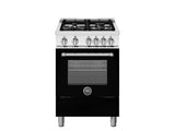 BERTAZZONI  24 inch All Gas Range, 4 Burners - Nero Matt (MAS244GASNEV)