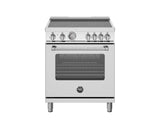 BERTAZZONI  30 inch Electric Range, 4 Heating Zones, Electric Oven - Stainless Steel (MAS304CEMXV)