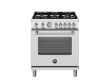 BERTAZZONI  30 inch All Gas Range, 5 Burners - Stainless Steel (MAS305GASXV)