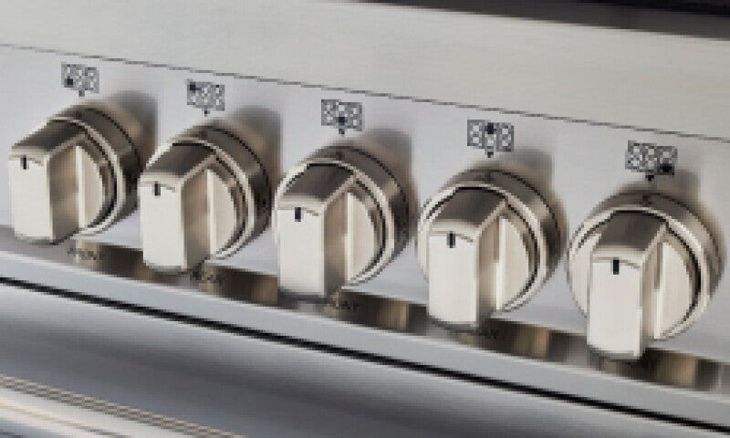 BERTAZZONI  36 inch Dual Fuel Range, 5 Burner, Electric Oven - Stainless Steel (MAS365DFMXV)