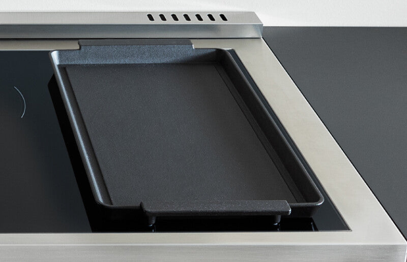 BERTAZZONI  48 inch Induction Range, 6 Heating Zones and Cast Iron Griddle, Electric Self-Clean Oven - Stainless Steel (MAS486IGFEPXT)