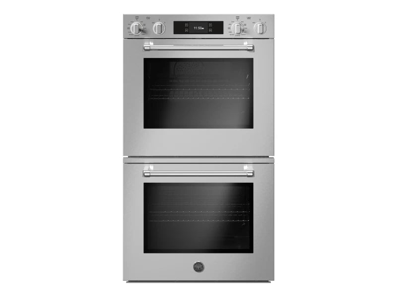 BERTAZZONI  30 Double Electric Convection Oven Self-Clean with Assistant - Stainless Steel (MAST30FDEXT)