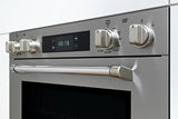 BERTAZZONI  30 Double Electric Convection Oven Self-Clean with Assistant - Stainless Steel (MAST30FDEXT)