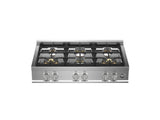 BERTAZZONI  36 Gas Rangetop 6 brass burners - Stainless Steel (MAST366RTBXT)