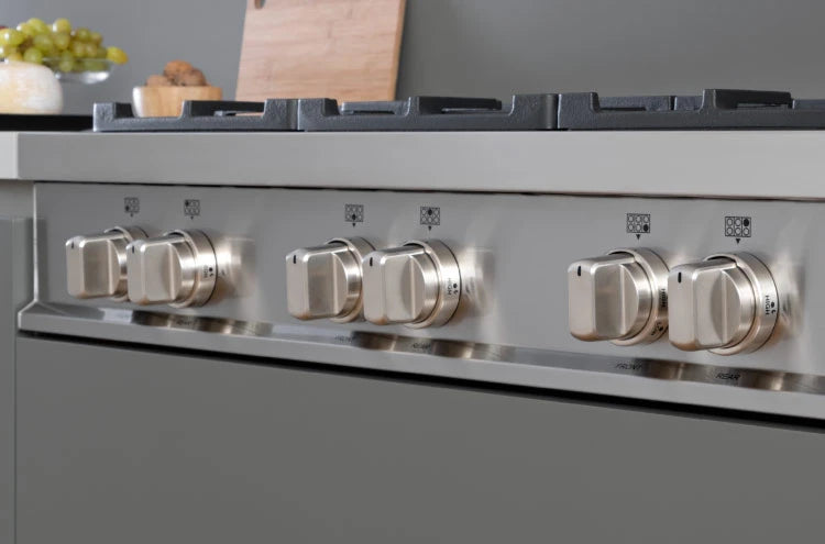 BERTAZZONI  36 Gas Rangetop 6 brass burners - Stainless Steel (MAST366RTBXT)