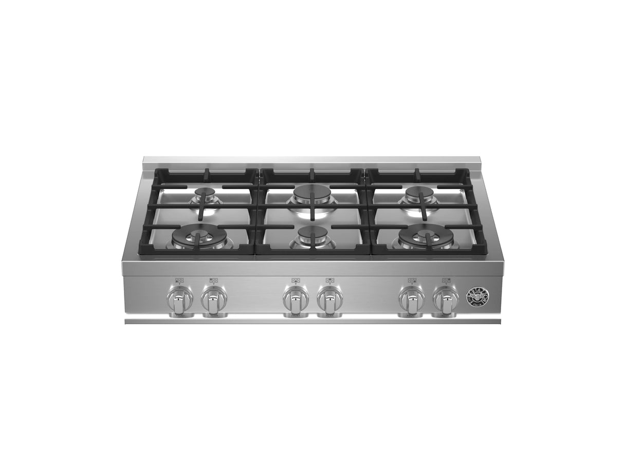 BERTAZZONI  36 Gas Rangetop 6 burners - Stainless Steel (MAST366RTXE)