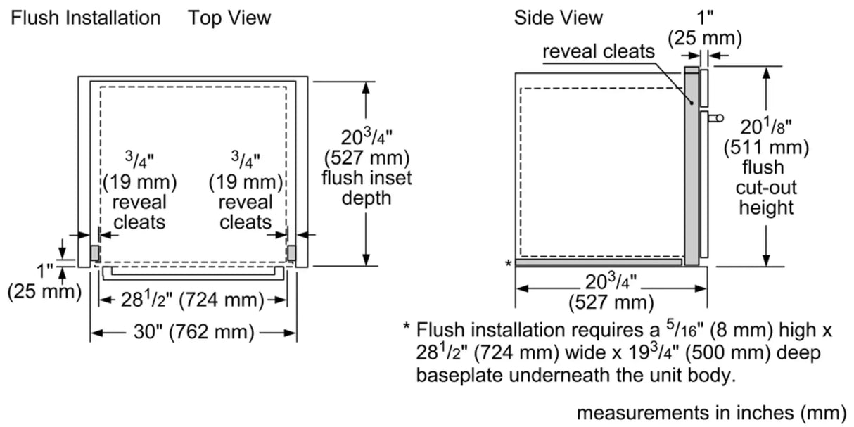THERMADOR  Professional Built-in Microwave 30'' - Stainless Steel (MB30WP)