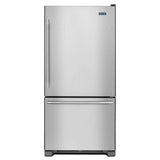 Maytag  30-Inch Wide Bottom Mount Refrigerator - 19 Cu. Ft. - Fingerprint Resistant Stainless Steel (MBF1958FEZ)