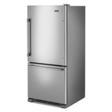 Maytag  30-Inch Wide Bottom Mount Refrigerator - 19 Cu. Ft. - Fingerprint Resistant Stainless Steel (MBF1958FEZ)